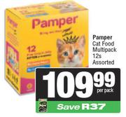 Pamper Cat Food Multipack Assorted-12 Per Pack