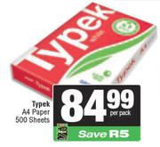 Typek A4 Paper (500 Sheets)-Per Pack