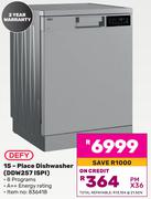 Defy 15 Place Dishwasher DDW257 ISPI