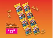 Fritos Sweet Chilli Or Tomato Corn Chips-4 x 25g
