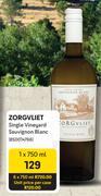Zorgvliet Single Vineyard Sauvignon Blanc-6 x 750ml