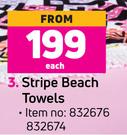 Stripe Beach Towels-Each