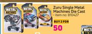 Zuru Single Metal Machines Die Cast-For 2