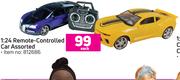 1:24 Remote Controlled Car Assorted-Each