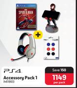 PS4 Accessory Pack 1-Per pack