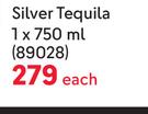 Jose Currvo Silver Tequila-750ml Each