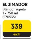 El Jimador Blanco Tequila-750ml Each