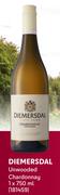 Diemersdal Unwooded Chardonnay-750ml Each