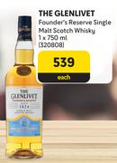 The Glenlivet Founder's Reserve Single Malt Scotch Whisky-750ml Each