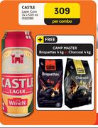 Castle Lager Cans-24 x 500ml Per Combo