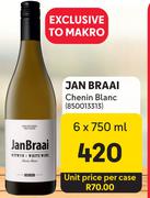 Jan Braai Chenin Blanc-6 x 750ml