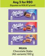 Milka Chocolate Slabs (All Variants)-For 3 x 100g