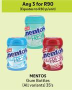 Mentos Gum Bottles (All Variants)-For Any 3 x 35's