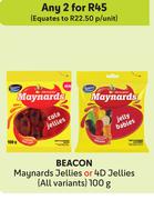 Beacon Maynards Jellies Or 4D Jellies (All Variants)-For Any 2 x 100g