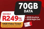 Red Hot Dealz 70GB Data