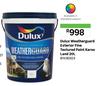 Dulux Weatherguard Exterior Fine Textured Paint Karoo Land 81416503-20Ltr 