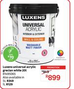 Luxens Universal Acrylic Grecian White-1Ltr