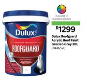 Dulux Roofguard Acrylic Roof Paint Grecian Grey 81416528-20Ltr
