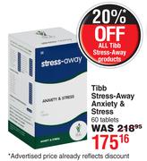 Tibb Stress Away Anxiety & Stress 60 Tablets