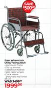 Medic+ Steel Wheelchair (Child/Young Adult) 85460