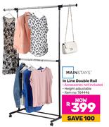 Mainstays In Line Double Rail 