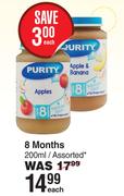 Purity 8 Months Assorted-200ml Each 