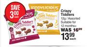 Kiddylicious Crispy Tiddlers Assorted-12g Each