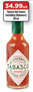 Tabasco Hot Sauce (Excluding Habanero)-60ml