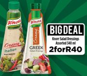 Knorr Salad Dressings Assorted-For 2x340ml