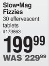Slow Mag Fizzies-30 Effervescent Tablets