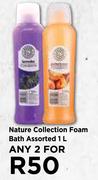 Nature Collection Foam Bath Assorted-For Any 2 x 1Ltr