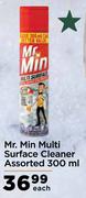 Mr.Min Multi Surface Cleaner Assorted-300ml Each