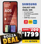 Samsung Galaxy A05 Smartphone (Dual Sim)