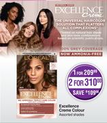 L'Oreal Excellence Creme Colour Assorted Shades-For 1
