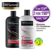 TRESemme Shampoo Or Conditioner Assorted-750ml/900ml