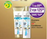 Pantene Shampoo 250ml Or Conditioner 160ml Assorted-For 1