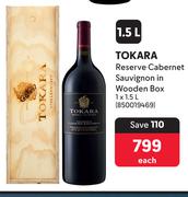 Tokara Reserve Cabernet Sauvignon In Wooden Box-1.5L Each