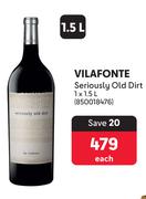 Vilafonte Seriously Old Dirt-1.5L Each