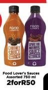 Food Lover's Sauces Assorted-For 2 x 750ml