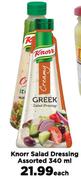 Knorr Salad Dressing Assorted-340ml Each