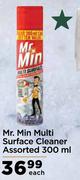 Mr.Min Multi Surface Cleaner Assorted-300ml Each