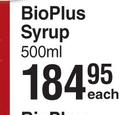 BioPlus Syrup-500ml Each