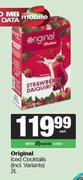 Original Iced Cocktails-2L Each