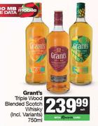 Grant's Triple Wood Blended Scotch Whisky-750ml