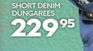 Short Denim Dungarees