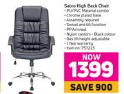 Salvo High Back Chair