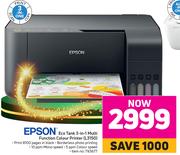 Epson Eco Tank 3 In 1 Multi Function Colour Printer L3150