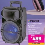 Polaroid 8" LED Bluetooth Speaker-Each