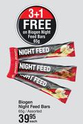 Biogen Night Feed Bars Assorted-65g Each