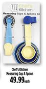 Chef's Kitchen Measuring Cup & Spoon-Each